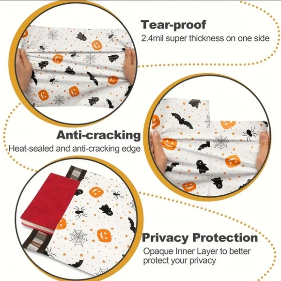 10 Poly Mailer Bags Size: 10 X 13 - Picture 3 of 7